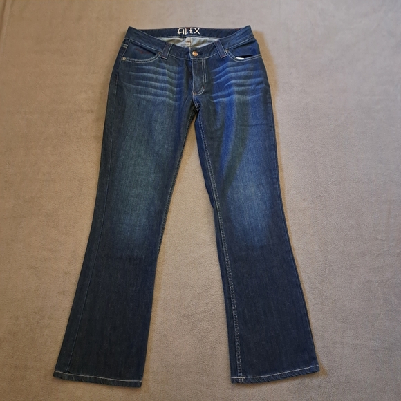 Kimes Ranch Jeans *Size 10 "Alex" Bootcut Denim Women's Dark Wash EUC NWOT - Picture 3 of 14